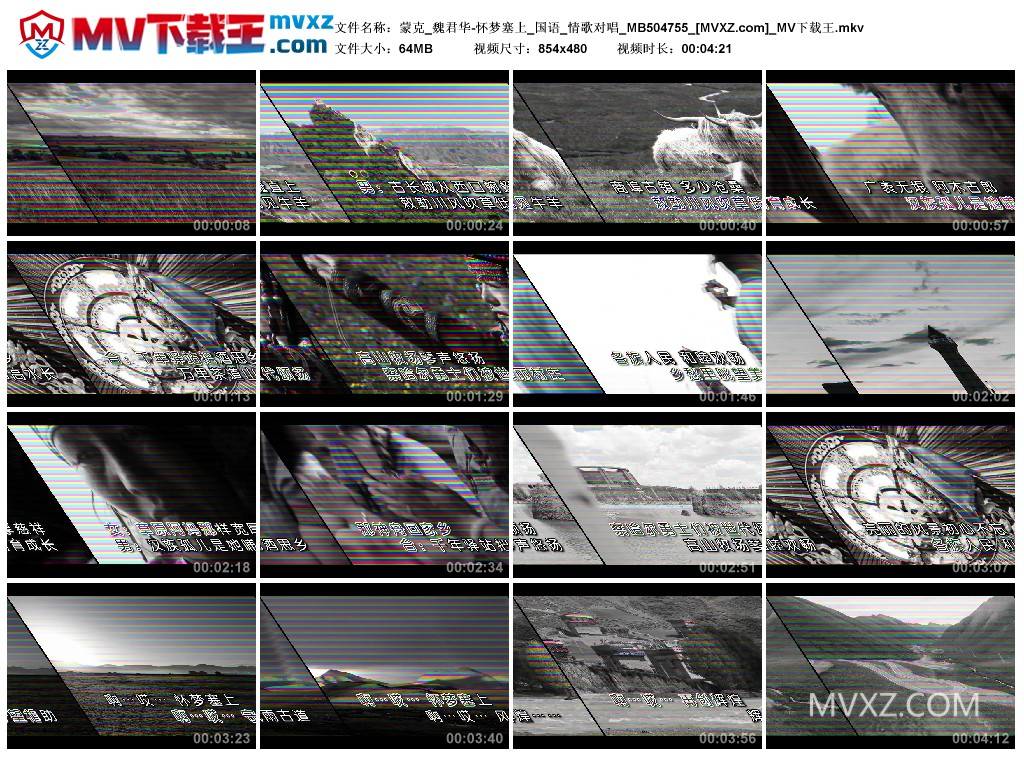 蒙克_魏君华-怀梦塞上_国语_情歌对唱_MB504755
